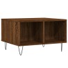 Table basse Chêne marron 60x50x36,5 cm Bois d'ingénierie 632666632666