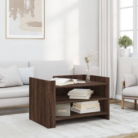 Table basse chêne marron 80x50x50 cm Bois d'ingénierie 632667632667