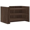 Table basse chêne marron 80x50x50 cm Bois d'ingénierie 632667632667