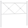 Tête de lit de remplacement métal blanc 100 cm 632669632669