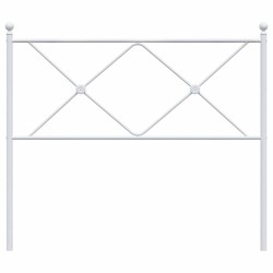 Tête de lit de remplacement métal blanc 100 cm 632669632669