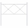 Tête de lit de remplacement métal blanc 100 cm 632669632669