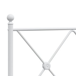Tête de lit de remplacement métal blanc 100 cm 632669632669