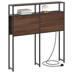 Tête de lit de rangement Chêne marron Bois d'ingénierie 632672632672