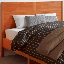Tête de lit cire marron 160 cm bois massif de pin 632673632673