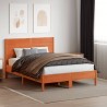 Tête de lit cire marron 160 cm bois massif de pin 632673632673