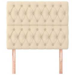 Tête de lit Crème 100x7x118/128 cm Tissu 632674632674