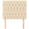 Tête de lit Crème 100x7x118/128 cm Tissu 632674632674