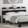 Tête de lit de rangement Chêne noir Bois d'ingénierie 632679632679