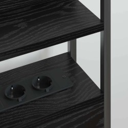 Tête de lit de rangement Chêne noir Bois d'ingénierie 632679632679