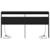 Tête de lit de rangement Chêne noir Bois d'ingénierie 632679632679