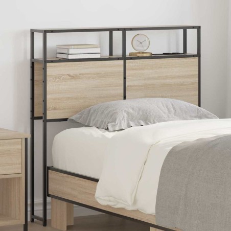 Tête de lit de rangement Chêne sonoma Bois d'ingénierie 632680632680