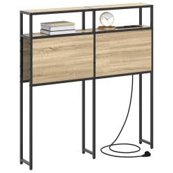 Tête de lit de rangement Chêne sonoma Bois d'ingénierie 632680632680