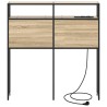 Tête de lit de rangement Chêne sonoma Bois d'ingénierie 632680632680