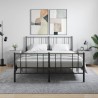 Tables de chevet 2 pcs gris béton 40x40x50 cm bois d’ingénierie 632683632683