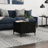 Table basse Noir 50x50x40 cm Bois d'ingénierie 632684632684