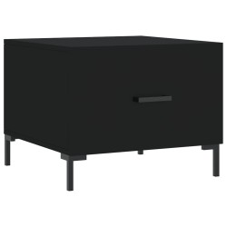 Table basse Noir 50x50x40 cm Bois d'ingénierie 632684632684