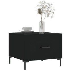 Table basse Noir 50x50x40 cm Bois d'ingénierie 632684632684