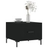 Table basse Noir 50x50x40 cm Bois d'ingénierie 632684632684
