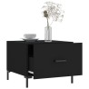 Table basse Noir 50x50x40 cm Bois d'ingénierie 632684632684