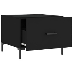 Table basse Noir 50x50x40 cm Bois d'ingénierie 632684632684