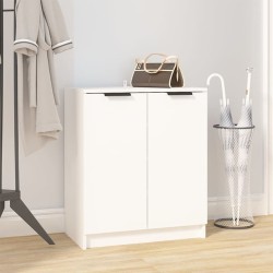 Armoire à chaussures Blanc 59x35x70 cm Bois d'ingénierie 632688632688