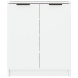 Armoire à chaussures Blanc 59x35x70 cm Bois d'ingénierie 632688632688