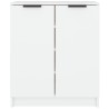 Armoire à chaussures Blanc 59x35x70 cm Bois d'ingénierie 632688632688