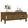 Table basse Marron miel 100x50x40 cm Bois massif de pin 632692632692
