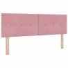 Tête de lit Rose 144 cm Velours 632694632694