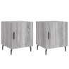 Tables de chevet 2 pcs sonoma gris 40x40x50cm bois d'ingénierie 632695632695