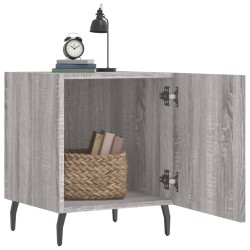 Tables de chevet 2 pcs sonoma gris 40x40x50cm bois d'ingénierie 632695632695
