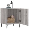 Tables de chevet 2 pcs sonoma gris 40x40x50cm bois d'ingénierie 632695632695