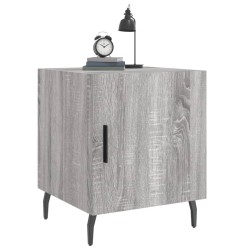 Tables de chevet 2 pcs sonoma gris 40x40x50cm bois d'ingénierie 632695632695