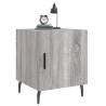 Tables de chevet 2 pcs sonoma gris 40x40x50cm bois d'ingénierie 632695632695