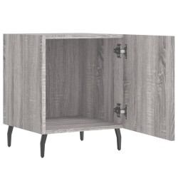 Tables de chevet 2 pcs sonoma gris 40x40x50cm bois d'ingénierie 632695632695