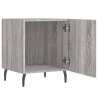 Tables de chevet 2 pcs sonoma gris 40x40x50cm bois d'ingénierie 632695632695