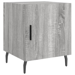 Tables de chevet 2 pcs sonoma gris 40x40x50cm bois d'ingénierie 632695632695