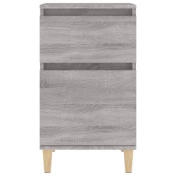 Tables de chevet 2 pcs sonoma gris 40x35x70 cm 632698632698