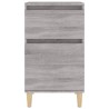 Tables de chevet 2 pcs sonoma gris 40x35x70 cm 632698632698