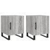 Tables de chevet 2 pcs sonoma gris 40x40x50cm bois d'ingénierie 632699632699
