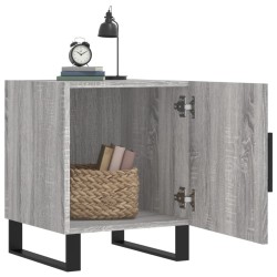 Tables de chevet 2 pcs sonoma gris 40x40x50cm bois d'ingénierie 632699632699