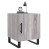 Tables de chevet 2 pcs sonoma gris 40x40x50cm bois d'ingénierie 632699632699