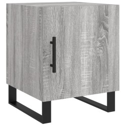 Tables de chevet 2 pcs sonoma gris 40x40x50cm bois d'ingénierie 632699632699