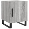 Tables de chevet 2 pcs sonoma gris 40x40x50cm bois d'ingénierie 632699632699