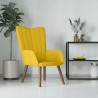 Chaise de relaxation Jaune moutarde Velours 632700632700