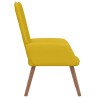 Chaise de relaxation Jaune moutarde Velours 632700632700