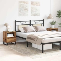 Tables de chevet 2 pcs vieux bois 40x35x50 cm bois d’ingénierie 632701632701