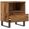 Tables de chevet 2 pcs vieux bois 40x35x50 cm bois d’ingénierie 632701632701