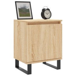 Tables de chevet 2pcs chêne sonoma 40x30x50cm bois d'ingénierie 632703632703